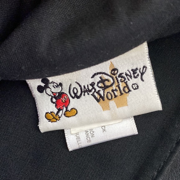 VTG 90’s Mickey Mouse Walt Disney World Embroidered Black Tote Shoulder Bag - Picture 4 of 9